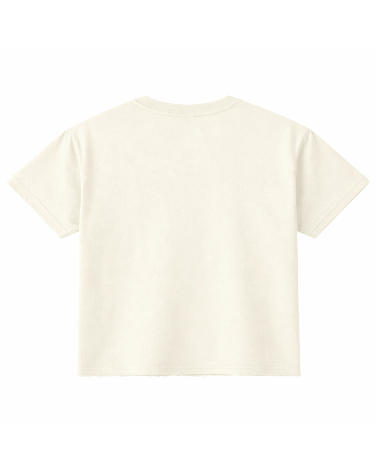 Off White Boxy Fit T-shirt Back Design