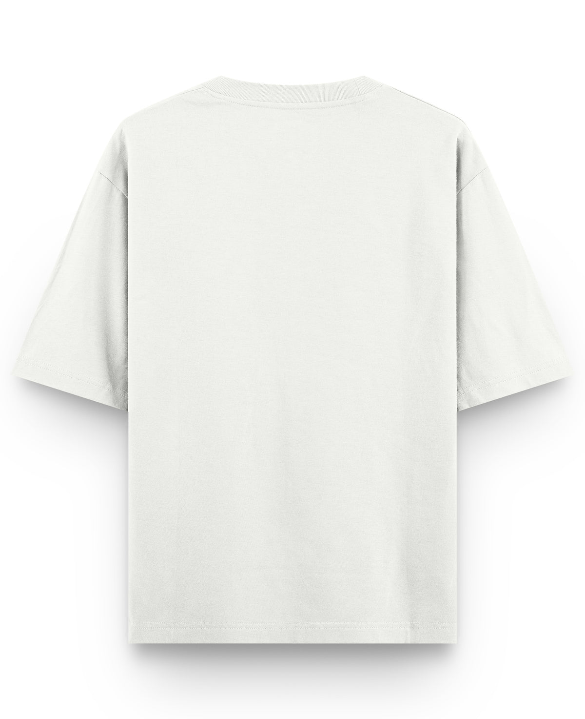 Off White Oversized T-shirt Back Design