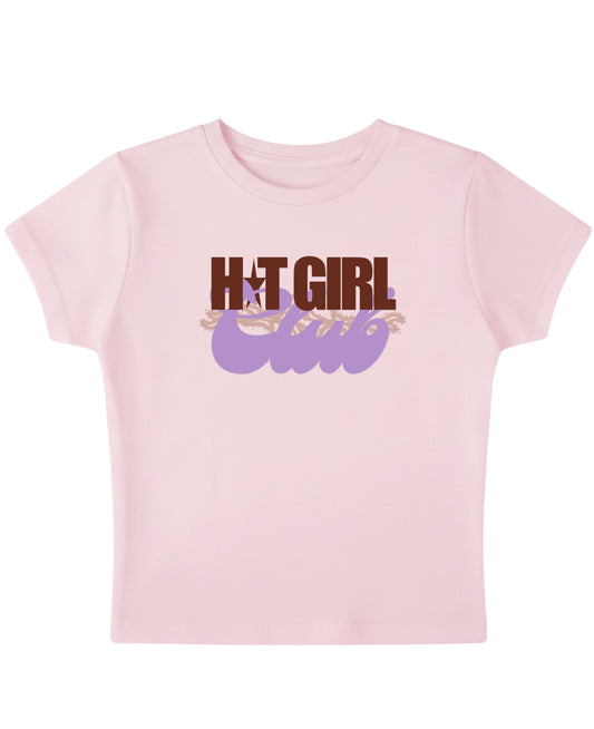Baby Pink Baby Tee Front Design