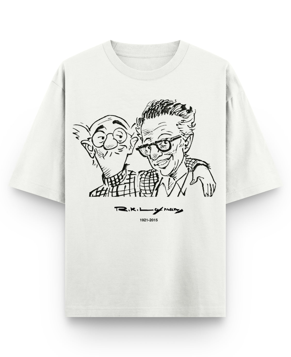 Off White Oversized T-shirt Front Design