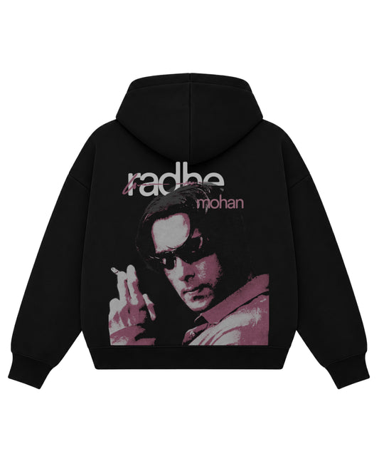 Black Boxy Hoodie Back Design