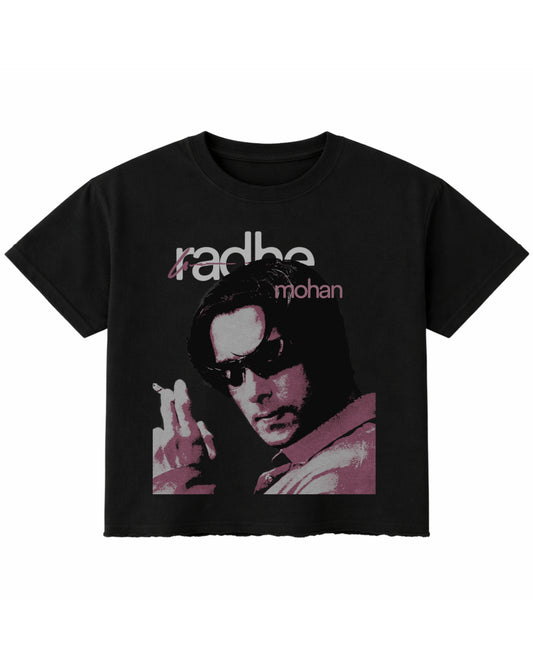 Black Boxy Fit T-shirt Front Design