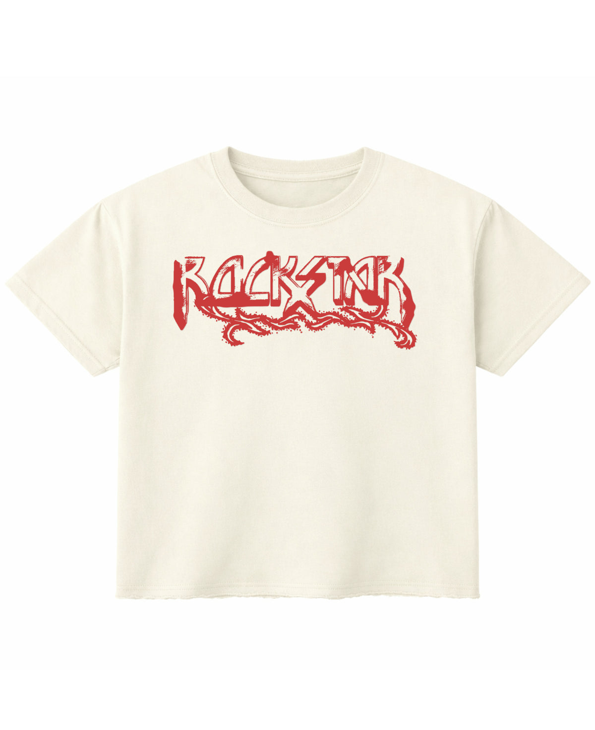 Off White Boxy Fit T-shirt Front Design
