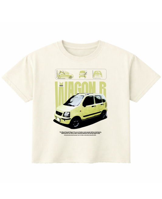 Off White Boxy Fit T-shirt Front Design